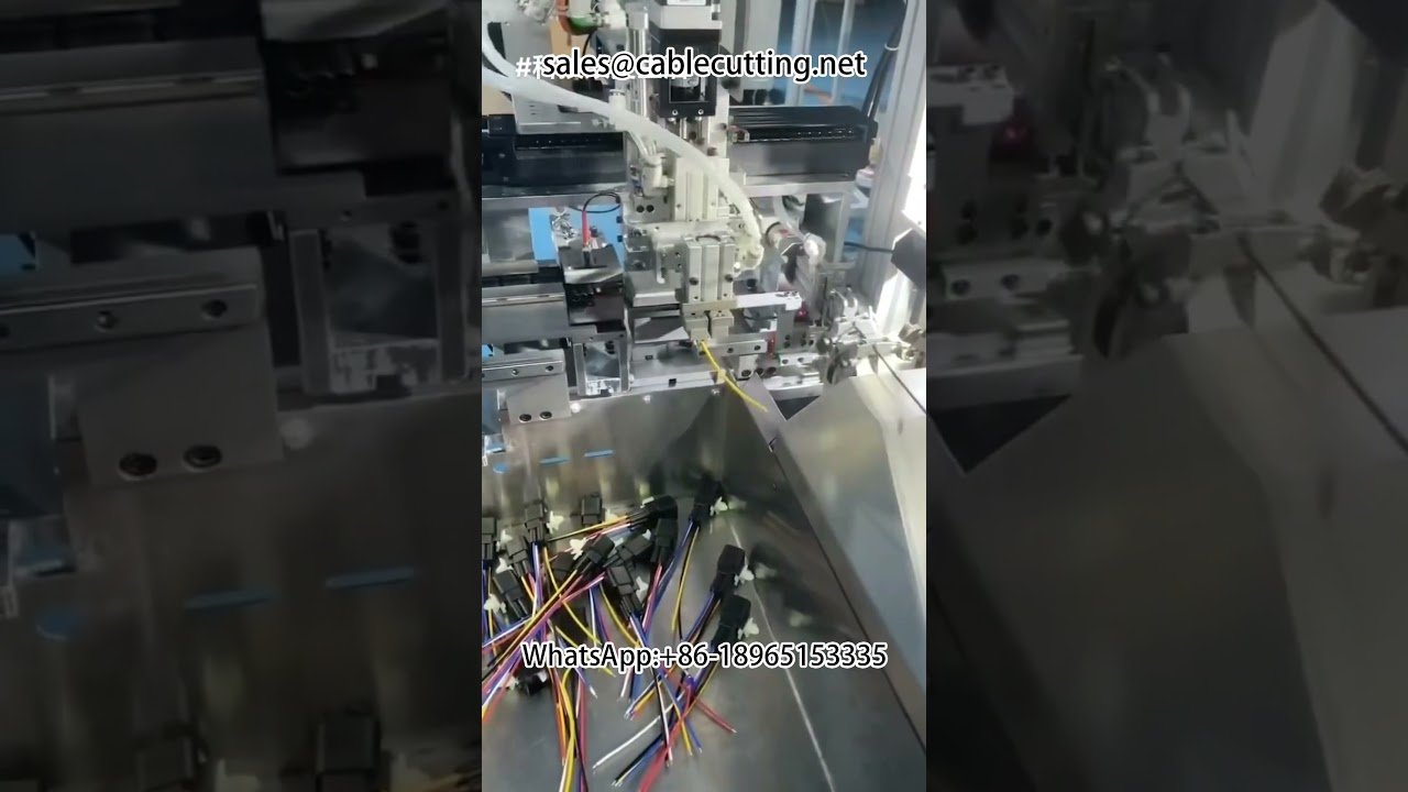 Automated Wire Threading Machine for Waterproof Plug and Terminal Harness Assembly
