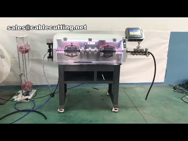 Large Multi-Core Cable Cutting and Stripping Machine for Industrial Automation