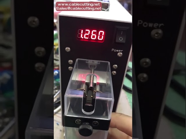 Automatic Electric Pneumatic Wire Stripping Machine | 0.03-4mm Wire Peeling & Cutting