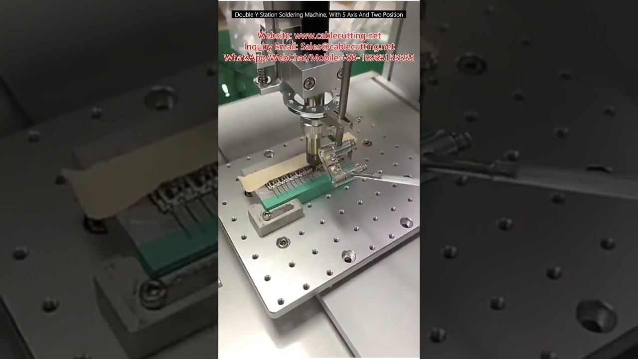 Double-Y-Station 5-Axis Two-Position Soldering Machine
