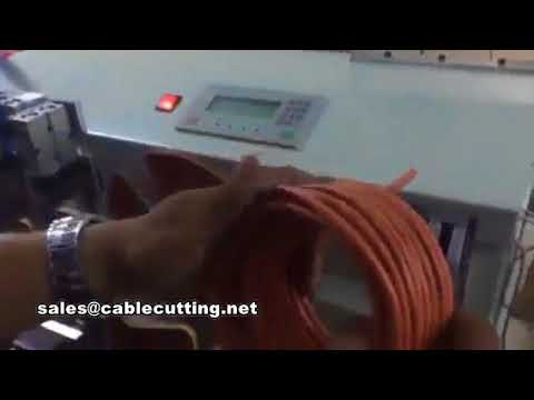 Automatic Cable Measuring, Cutting, Winding, and Tying Machine