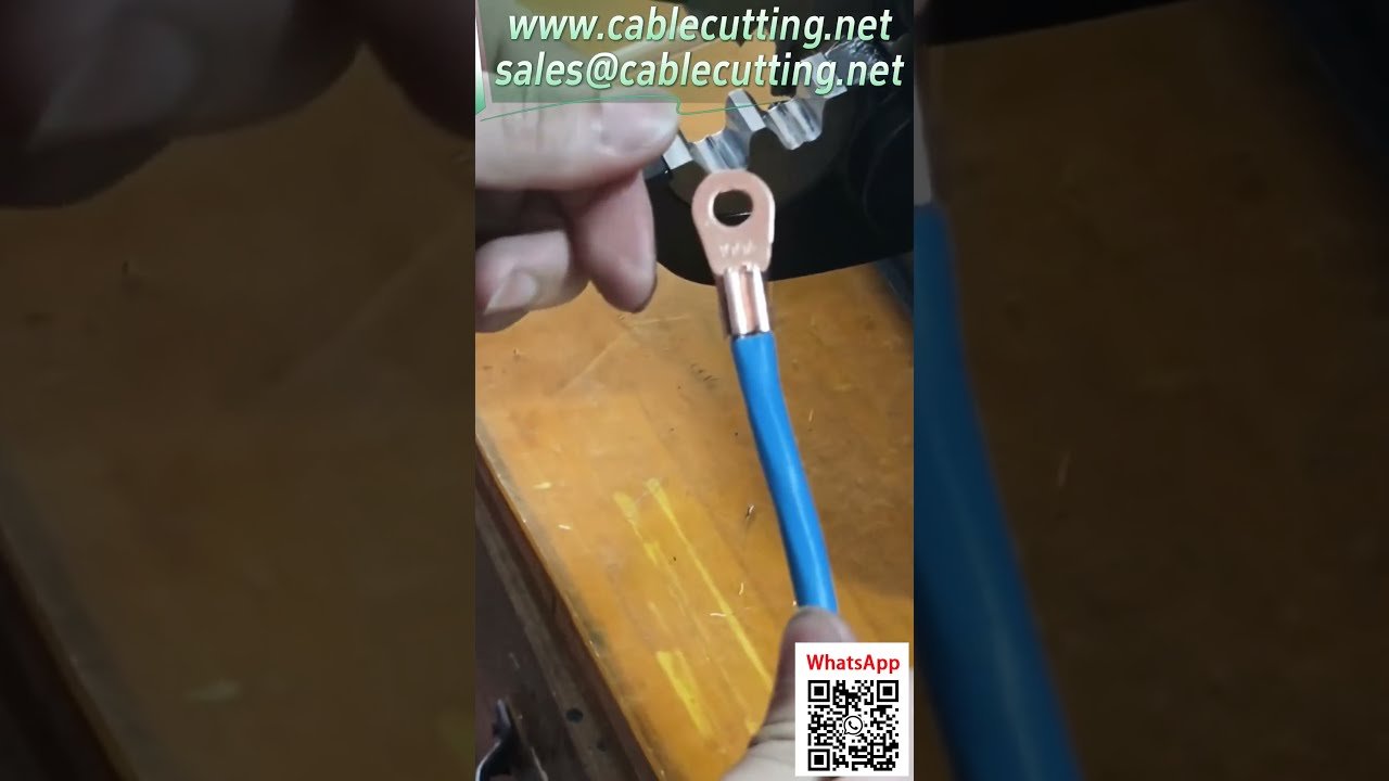 6.8mm Wire Crimping Machine, 5-300A Terminal Lug Crimper, 6-Die B-Type Quick Change, 3-Second Die Change