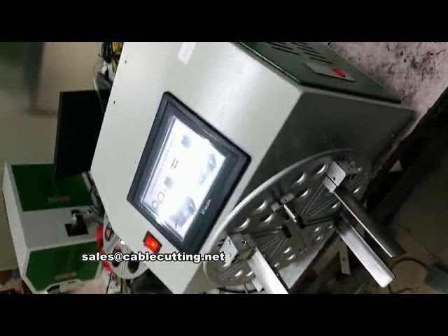 AC-DC Cable Coiling and Binding Machine