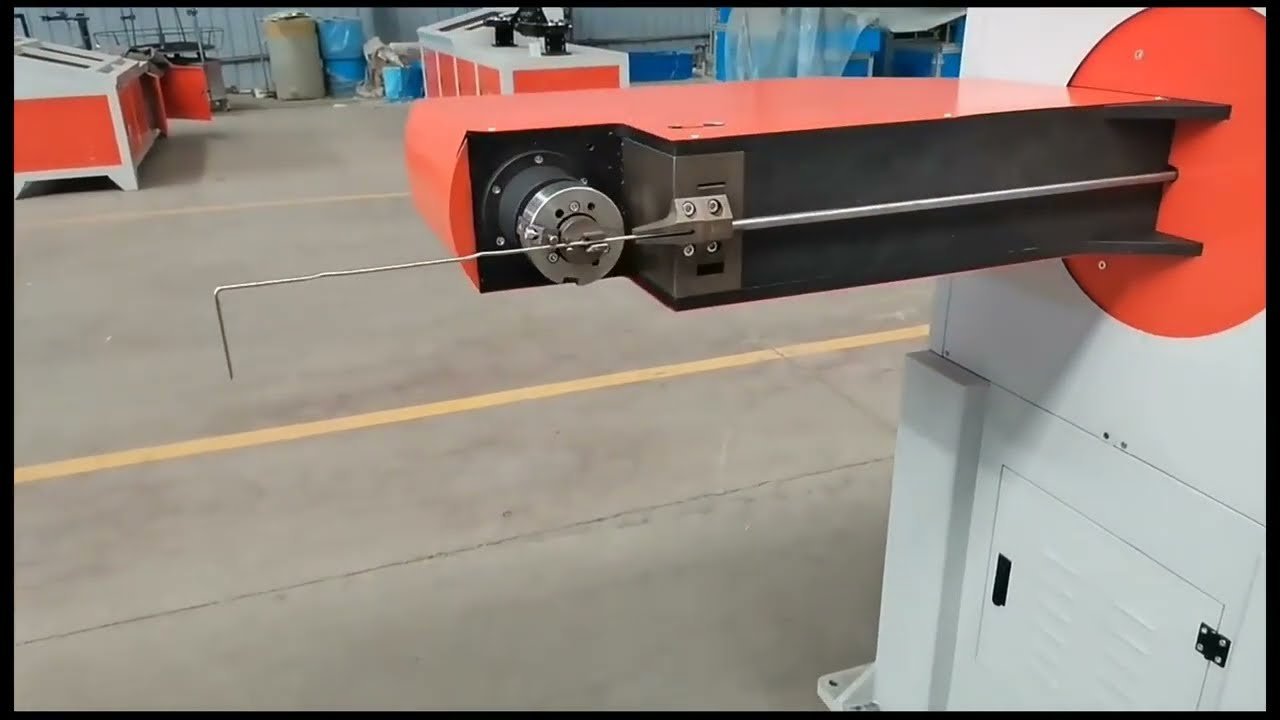 Fully Automatic 3D CNC Wire Forming Machine with Motorized Decoiler