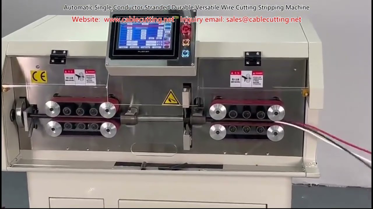 Automatic Single Conductor Stranded Wire Cutting Stripping Machine