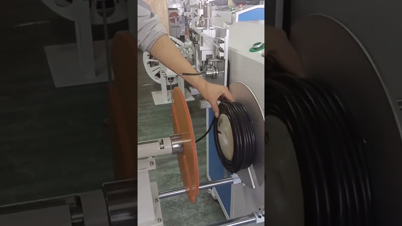 Electric Cable Automatic Meter Counting Traversing Cutting & Coiling Machine with Precise Metering