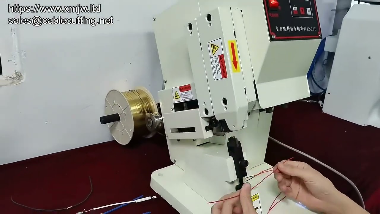 Copper Tape Strip Crimping Tool for Wire Cable Harness Joint Splicing Machine