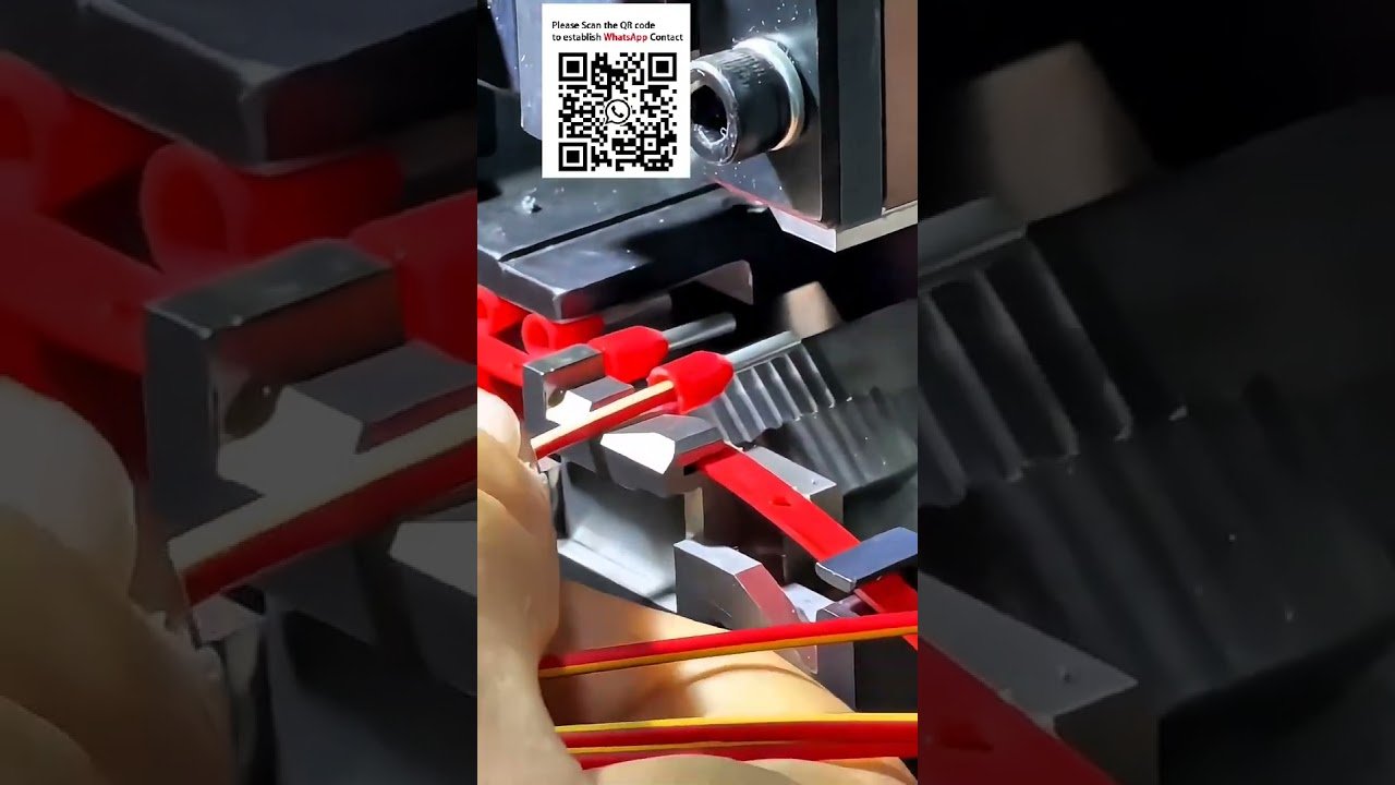 Semi-Automatic Silent Terminal Crimping Press with Quick OTP Applicator Change