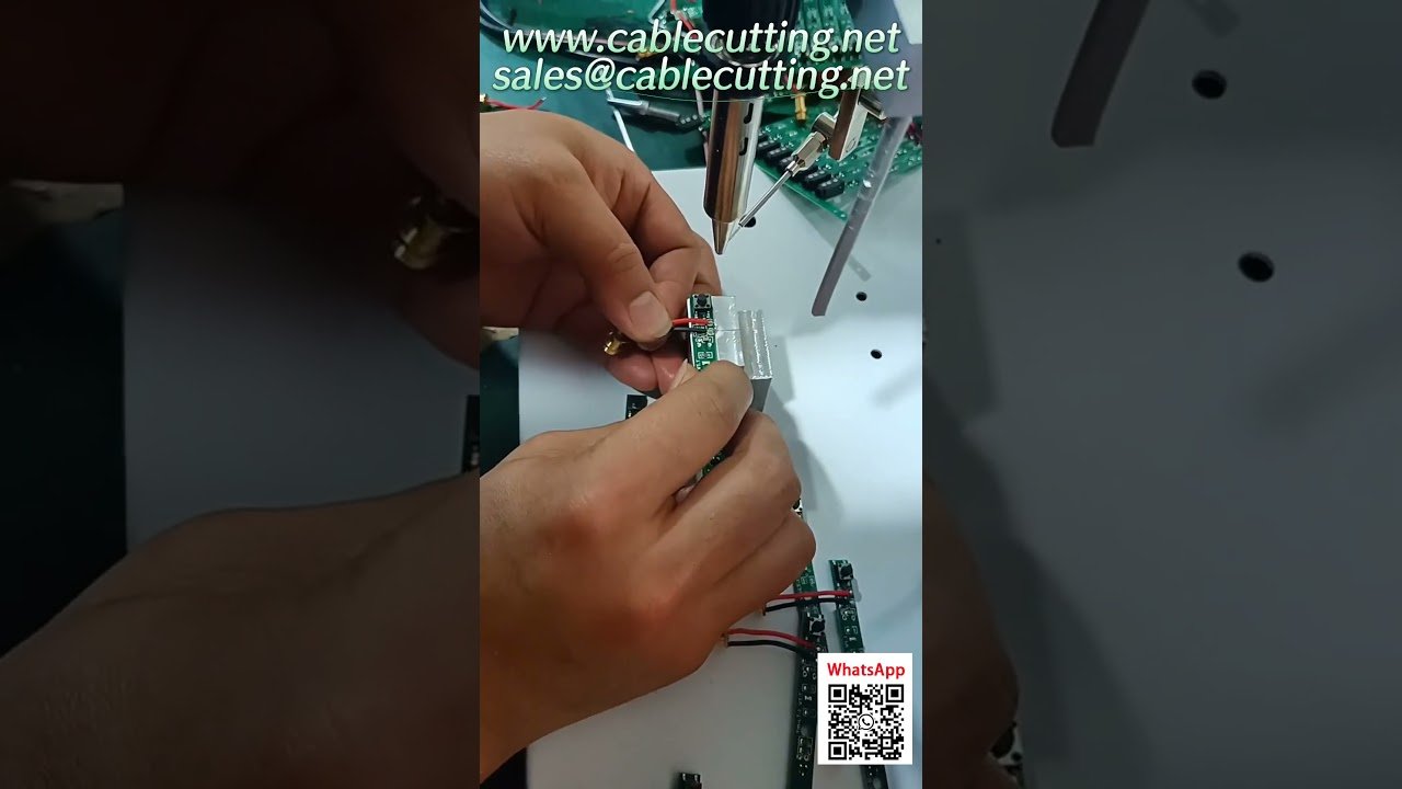 Automatic Wire Cutting and Stripping Machine with Coiling and Packaging System