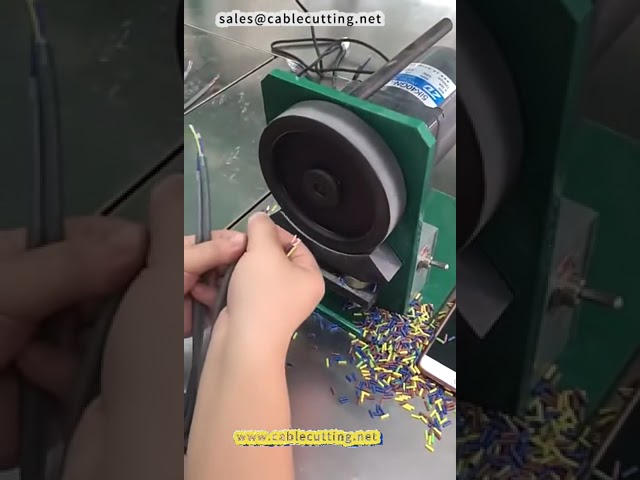 Electric Control Geared Motor Half-Stripping and Twisting Machine