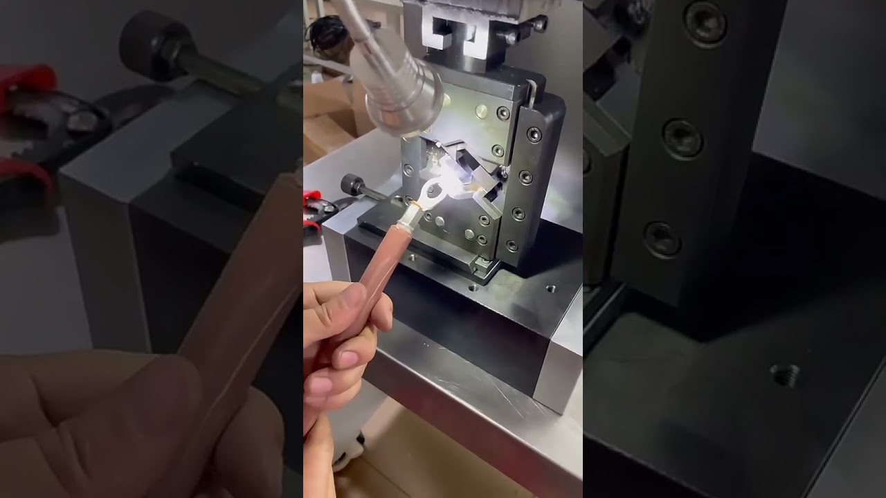 50-T Electrical Hexagonal Servo Terminal Crimping Machine | New Energy Cable Hydraulic Crimper