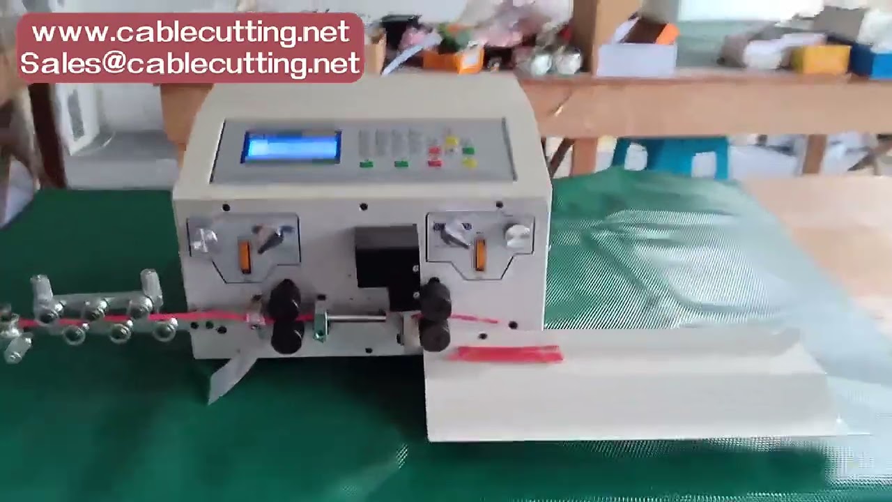 Computer Automatic Wire Peeling Stripping Machine 500W 4-Wheel Drive Stripper Cutter 0.2 to 1mm
