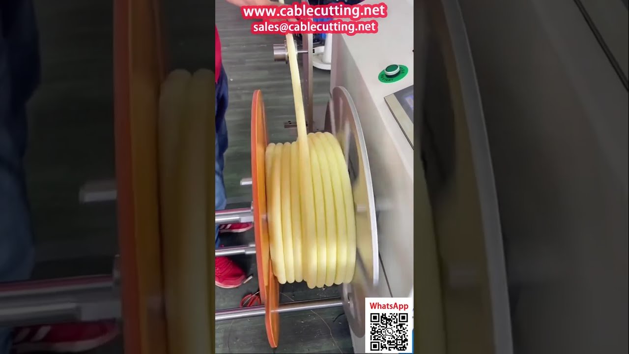 Автоматическая бухтовочная машина со счетчиком метража Намотка и смотка