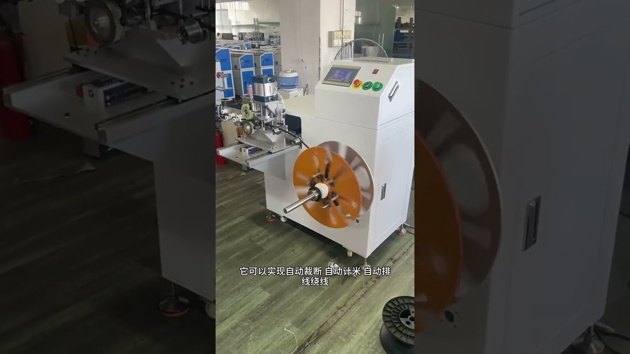 Automatic Wire Meter Counting, Traversing, Cutting, Winding & Coiling Machine 50kg, 1mm
