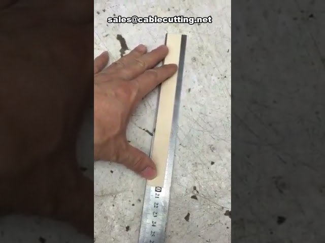 Automatic Hot & Cold Knife Nylon Webbing Ribbon Fabric Cutter for Elastic Rubber Band Tape