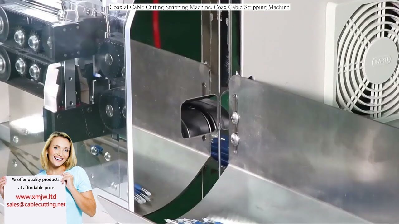 Coaxial Cable Cutting and Stripping Machine | High-Speed Coax Wire Stripper
