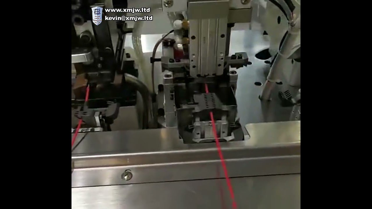 Fully Automatic Electric Wire Making Machine with Double-Sides Crimping and One-Side Heat Shrink Tub