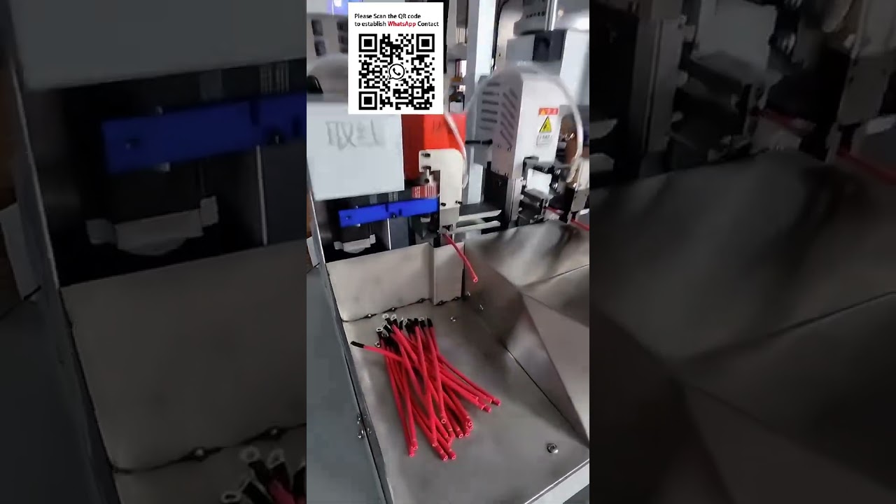 Fully Automatic Terminal Crimping Machine with Heat Shrink Tube Insertion
