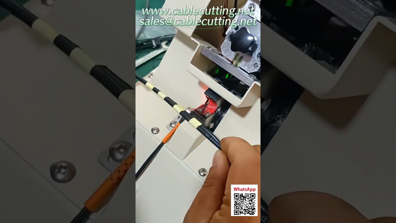 Automatic Wire Cutting and Stripping Machine for Industrial Automation