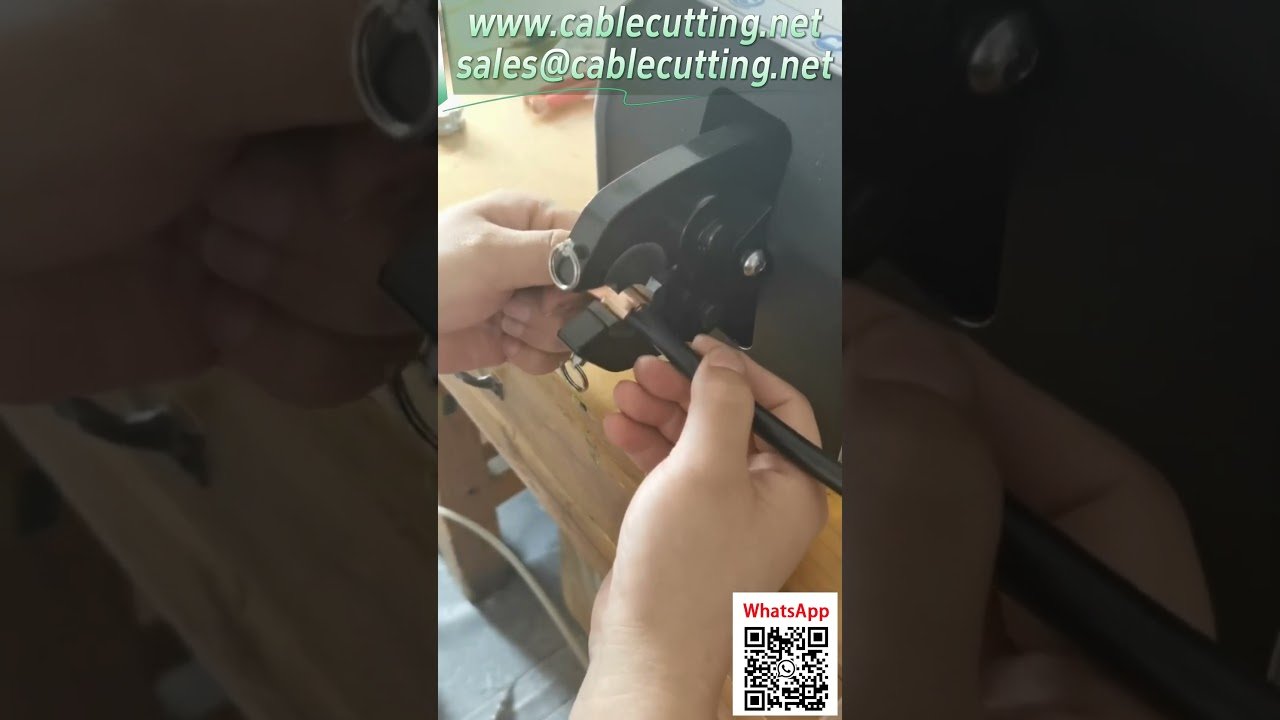 120L Wire Packaging Machine 200A Terminal Crimping Effect Demonstration