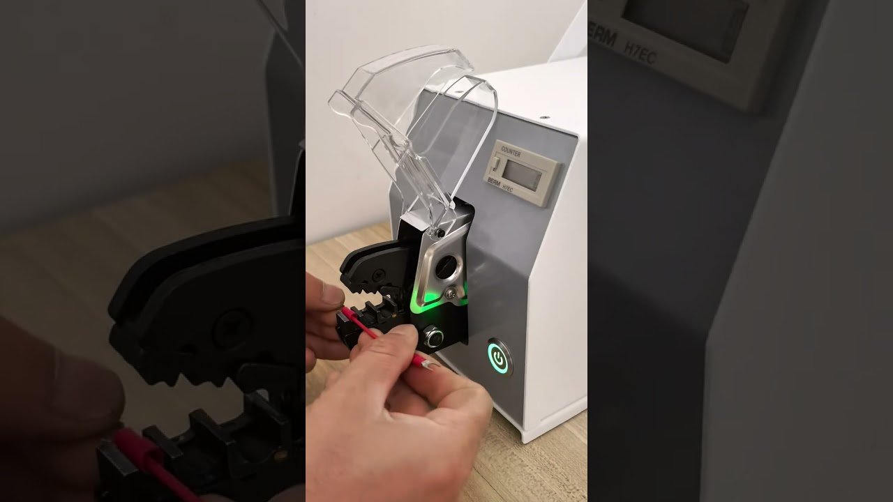 1-25mm Terminal Crimping Machine, 1-6 Ton Force, 0.25-16 sq mm Wire Processing