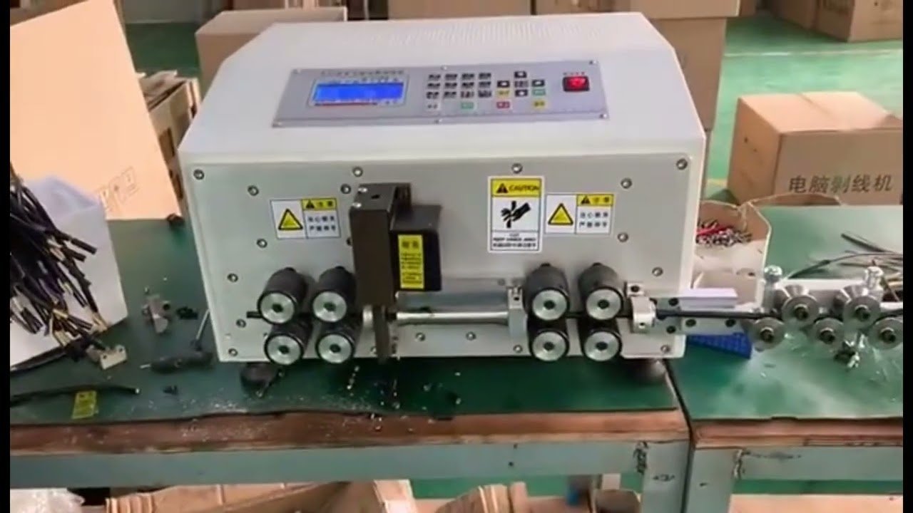Automatic 35 Square Computer Wire Stripping And Cutting Machine