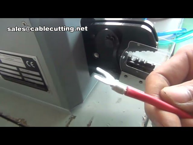 Pre-Insulated Terminal Crimper Machine | Automatic Wire Terminal Crimping