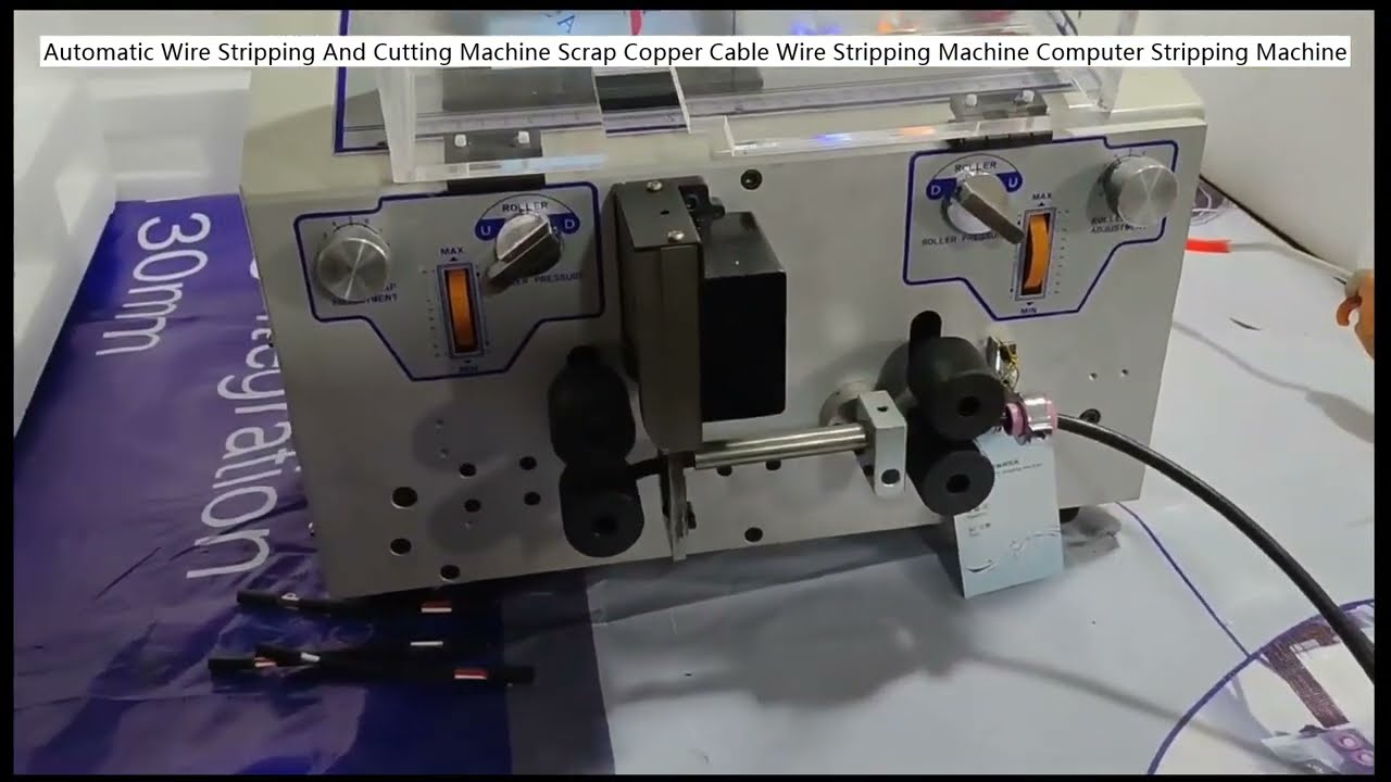 Automatic Wire Stripping and Cutting Machine | Scrap Copper Cable Recycling