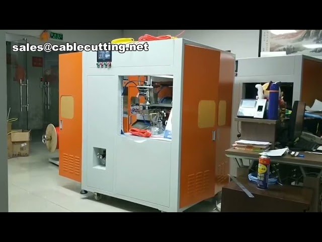 Automatic Cable Cutting, Binding, and Tying Machine