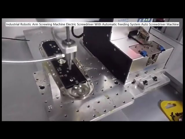 Industrial Robotic Arm Screwing Machine with Automatic Feeding System