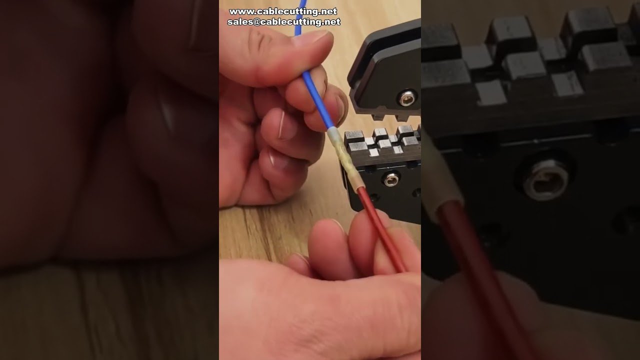 Pneumatic Crimping Machine for Heat Shrink Waterproof Terminal Crimping and Testing