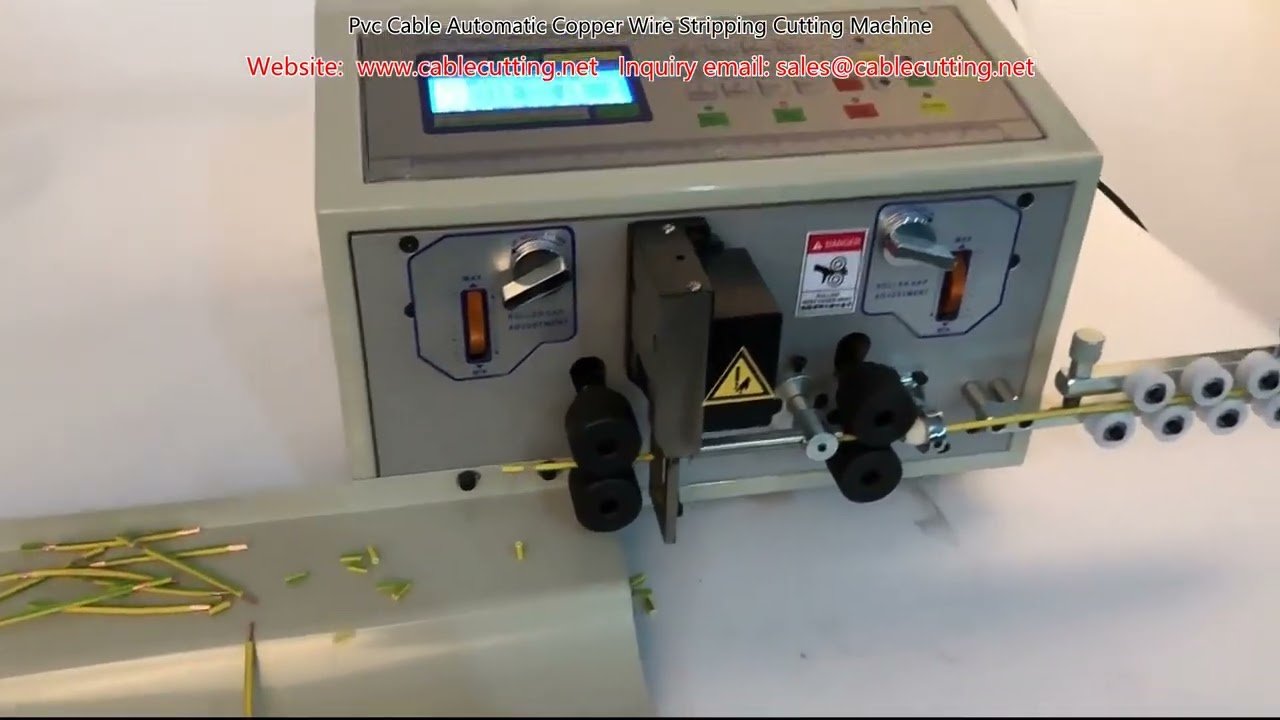 PVC Cable Automatic Copper Wire Stripping and Cutting Machine