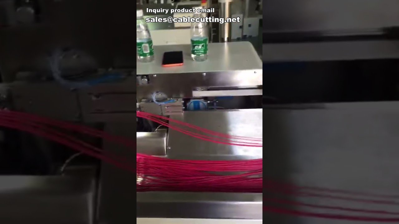 Automatic Cable Stripping, Twisting, Tinning, and Crimping Machine