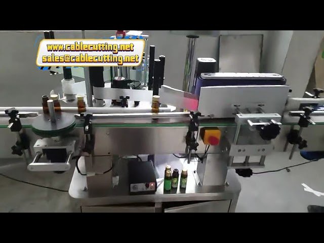 Round Bottle Labeling Machine for Eye Drop and Essential Oil Containers