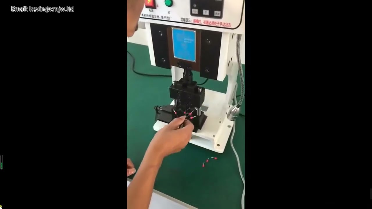 1.5T Automatic Terminal Crimper, Low Noise Wire Terminal Crimping Machine with Vertical & Horizontal Si