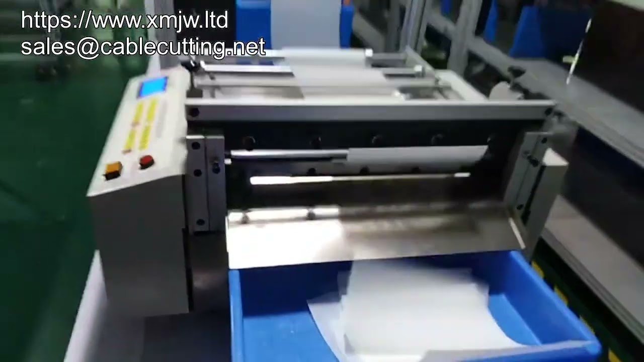 160mm 1000mm Roll to Sheet Cutting Thin Blade Slitter Cutting Machine