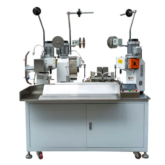 Full automatic triple ends terminal crimping machine WPM-189